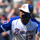 Image for article titled Ronald Acuña Jr. Submits The Bat Flip Of The Year